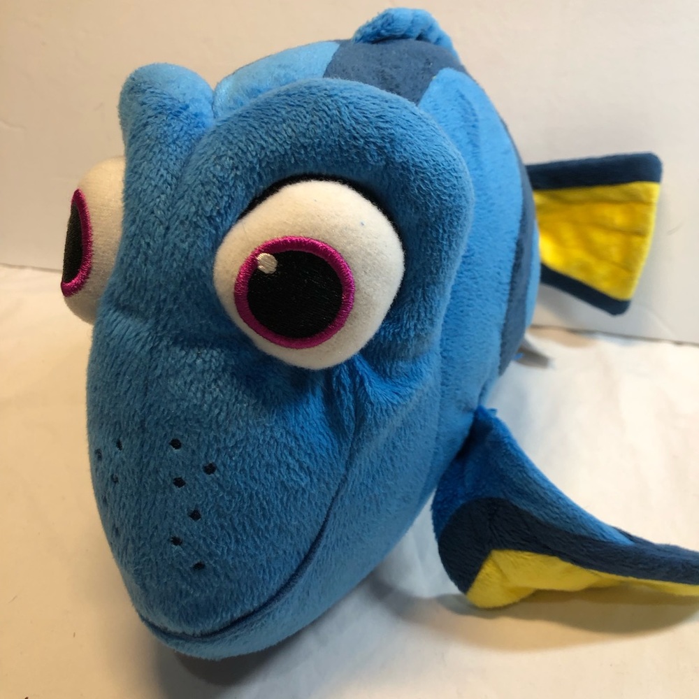 Disney Pixar Talking Dory Fish Plush Stuffed Toy Finding Nemo Dory Bandai Works